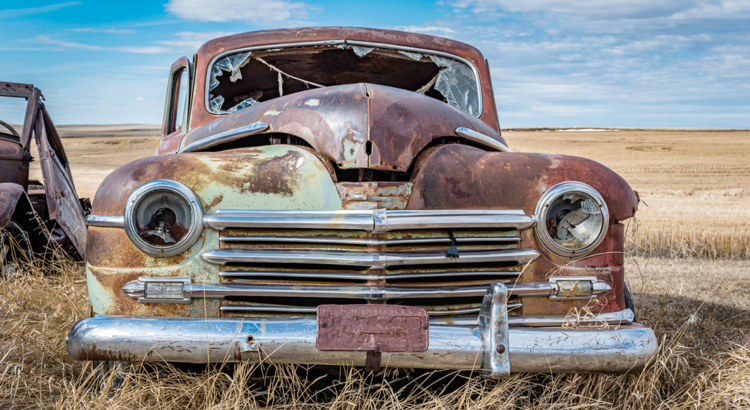 Kanada Saskatchewan verrosteter Oldtimer Foto iStock Nancy Anderson